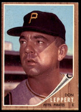 1962 Topps #36 Don Leppert Excellent+ RC Rookie ID: 188857 1962 Topps #36 Don Leppert Excellent+ RC Rookie ID: 188857