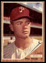1962 Topps #46 Jack Baldschun Excellent+ RC Rookie ID: 194489 1962 Topps #46 Jack Baldschun Excellent+ RC Rookie ID: 194489