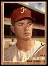 1962 Topps #46 Jack Baldschun Excellent+ RC Rookie ID: 194492 1962 Topps #46 Jack Baldschun Excellent+ RC Rookie ID: 194492