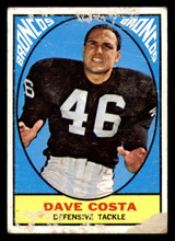 1967 Topps # 33 Dave Costa Poor 1967 Topps # 33 Dave Costa Poor