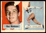 1957 Topps #63 Ray Mathews Poor 1957 Topps #63 Ray Mathews Poor