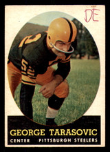 1958 Topps #37 George Tarasovic Poor 