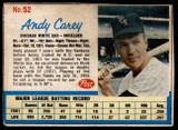 1962 Post Cereal #52 Andy Carey Excellent 