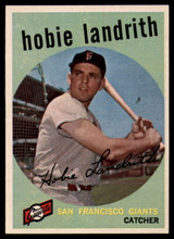1959 Topps #422 Hobie Landrith EX/NM  ID: 103628