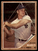 1962 Topps #1 Roger Maris VG 