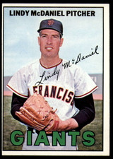 1967 Topps # 46 Lindy McDaniel Ex-Mint ID: 157645 1967 Topps # 46 Lindy McDaniel Ex-Mint ID: 157645