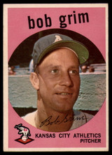 1959 Topps #423 Bob Grim EX/NM  ID: 103630