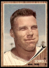 1962 Topps #102 Al Schroll Excellent+ ID: 194778 1962 Topps #102 Al Schroll Excellent+ ID: 194778