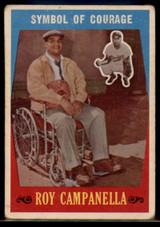 1959 Topps #550 Roy Campanella Symbol of Courage VG