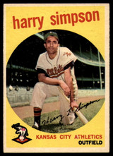 1959 Topps #333 Harry Simpson Ex-Mint ID: 161516 1959 Topps #333 Harry Simpson Ex-Mint ID: 161516
