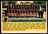 1956 Topps #61 Washington Football NFL Team EX SP ID: 84227