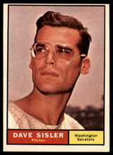1961 Topps #239 Dave Sisler NM Near Mint 1961 Topps #239 Dave Sisler NM Near Mint