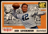 1955 Topps All American #85 Sid Luckman VG 