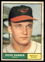 1961 Topps #125 Steve Barber NM Near Mint  ID: 125680