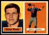 1957 Topps #31 George Blanda NM  ID: 84384