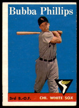 1958 Topps #212 Bubba Phillips VG/EX Very Good/Excellent 1958 Topps #212 Bubba Phillips VG/EX Very Good/Excellent