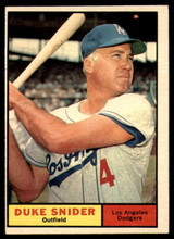 1961 Topps #443 Duke Snider EX/NM  ID: 91227