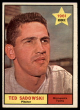 1961 Topps #254 Ted Sadowski Excellent+ RC Rookie ID: 155901 1961 Topps #254 Ted Sadowski Excellent+ RC Rookie ID: 155901
