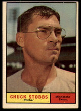 1961 Topps #431 Chuck Stobbs Excellent+  ID: 168962