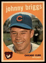 1959 Topps #177 Johnny Briggs EX++ Excellent++ RC Rookie 1959 Topps #177 Johnny Briggs EX++ Excellent++ RC Rookie