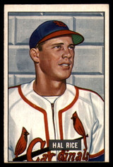 1951 Bowman #300 Hal Rice EX/NM RC Rookie 1951 Bowman #300 Hal Rice EX/NM RC Rookie