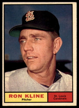 1961 Topps #127 Ron Kline Ex-Mint ID: 131600 1961 Topps #127 Ron Kline Ex-Mint ID: 131600