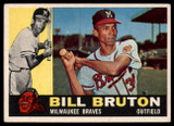 1960 Topps #37 Bill Bruton EX++ Excellent++  ID: 107280