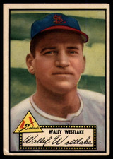 1952 Topps #38 Wally Westlake EX Black Back 1952 Topps #38 Wally Westlake EX Black Back
