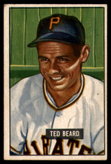 1951 Bowman #308 Ted Beard EX++ RC Rookie
