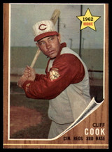 1962 Topps #41 Cliff Cook EX Excellent 