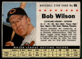 1961 Post Cereal #66 Bob Wilson Excellent+  ID: 144669