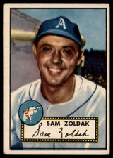 1952 Topps #231 Sam Zoldak EX ID: 77378 1952 Topps #231 Sam Zoldak EX ID: 77378