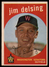 1959 Topps #386 Jim Delsing Excellent+  ID: 161572