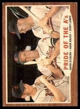 1962 Topps #127 Norm Siebern/Hank Bauer/Jerry Lumpe Pride of the A's UER Excellent ID: 133158 1962 Topps #127 Norm Siebern/Hank Bauer/Jerry Lumpe Pride of the A's UER Excellent ID: 133158