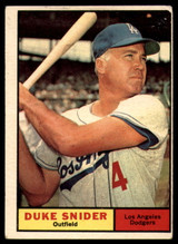1961 Topps #443 Duke Snider EX 1961 Topps #443 Duke Snider EX