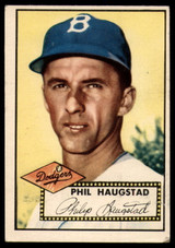 1952 Topps #198 Phil Haugstad EX RC Rookie 1952 Topps #198 Phil Haugstad EX RC Rookie