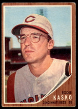 1962 Topps #193 Eddie Kasko UER Excellent+ ID: 195110 1962 Topps #193 Eddie Kasko UER Excellent+ ID: 195110