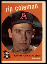 1959 Topps #51 Rip Coleman VG/EX Very Good/Excellent 