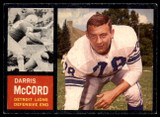 1962 Topps #57 Darris McCord Excellent+  ID: 159279