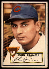 1952 Topps #105 Johnny Pramesa EX ID: 91410 1952 Topps #105 Johnny Pramesa EX ID: 91410