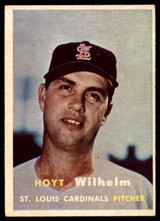 1957 Topps #203 Hoyt Wilhelm UER EX/NM  ID: 91176