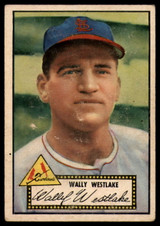 1952 Topps #38 Wally Westlake VG/EX Red Back