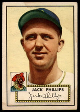1952 Topps #240 Jack Phillips EX RC Rookie 1952 Topps #240 Jack Phillips EX RC Rookie