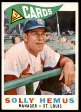 1960 Topps #218 Solly Hemus MG Excellent+ ID: 199744 1960 Topps #218 Solly Hemus MG Excellent+ ID: 199744