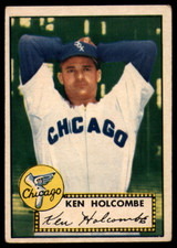 1952 Topps #95 Ken Holcombe EX Excellent 