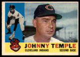 1960 Topps #500 Johnny Temple Very Good  ID: 162373