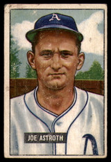 1951 Bowman #298 Joe Astroth VG/EX RC Rookie