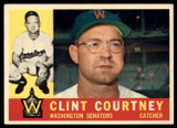 1960 Topps #344 Clint Courtney EX++ Excellent++ 