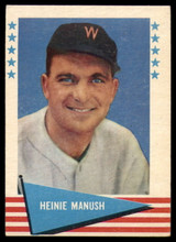 1961 Fleer #57 Heinie Manush Excellent+  ID: 175950