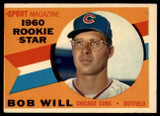 1960 Topps #147 Bob Will RS EX Excellent ID: 107599 1960 Topps #147 Bob Will RS EX Excellent ID: 107599